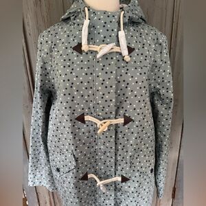 Boden Star Patterned Toggle Coat